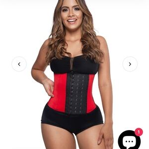 Elegant Red and Black Women's Corset
